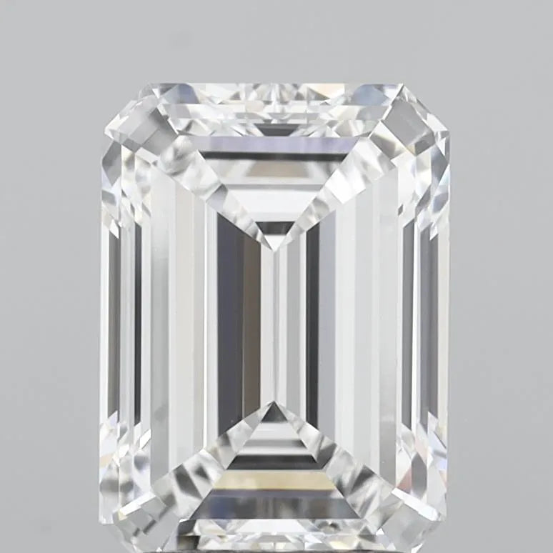 2.00ct Emerald Lab Grown Diamond (Colour D, Clarity IF, IGI Certified)