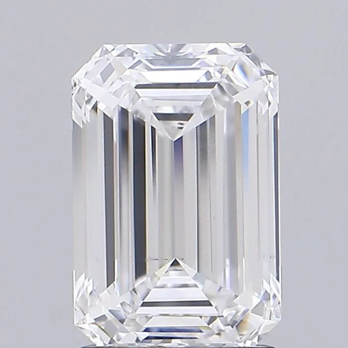 2.00ct Emerald Lab Grown Diamond (Colour D, Clarity VS1, IGI Certified)