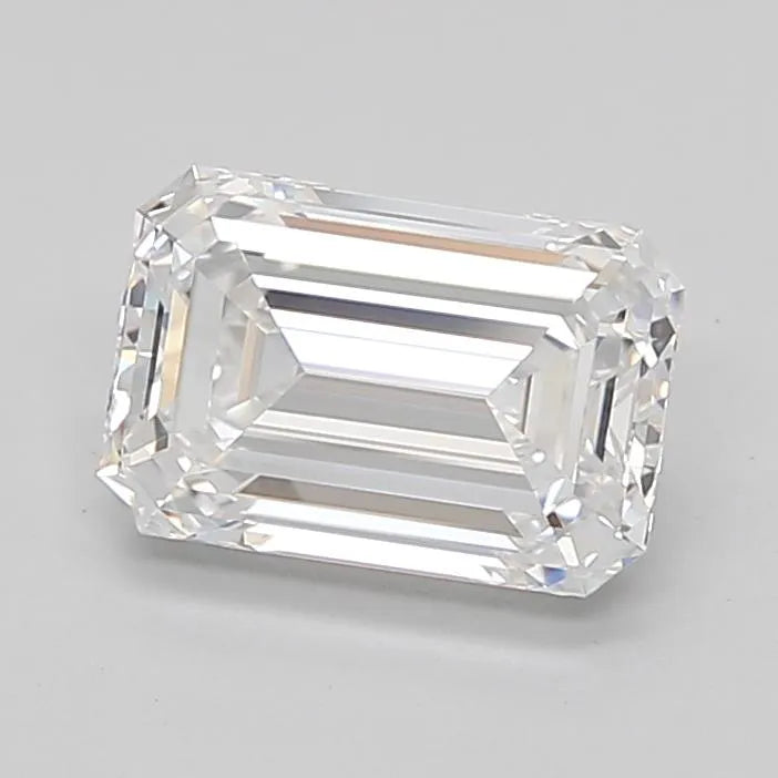 2.00ct Emerald Lab Grown Diamond (Colour D, Clarity VVS1, Cut EX, IGI Certified)