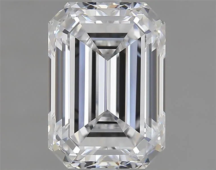 2.00ct Emerald Lab Grown Diamond (Colour D, Clarity VVS1, GIA Certified)
