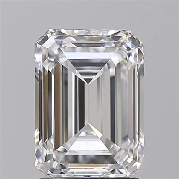 2.00ct Emerald Lab Grown Diamond (Colour D, Clarity VVS2, IGI Certified)