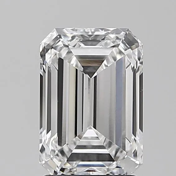 2.00ct Emerald Lab Grown Diamond (Colour D, Clarity VVS2, IGI Certified)