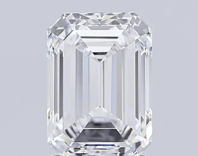 2.00ct Emerald Lab Grown Diamond (Colour D, Clarity VVS2, IGI Certified)