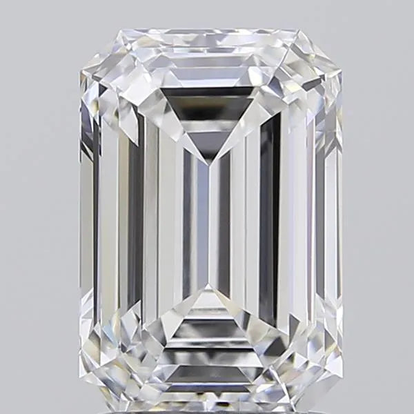 2.00ct Emerald Lab Grown Diamond (Colour E, Clarity VVS1, IGI Certified)