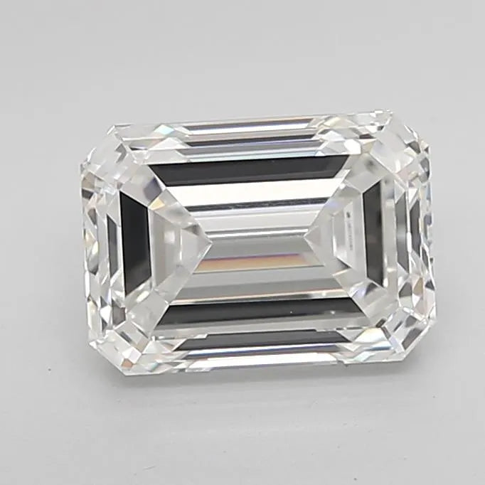 2.00ct Emerald Lab Grown Diamond (Colour F, Clarity IF, IGI Certified)