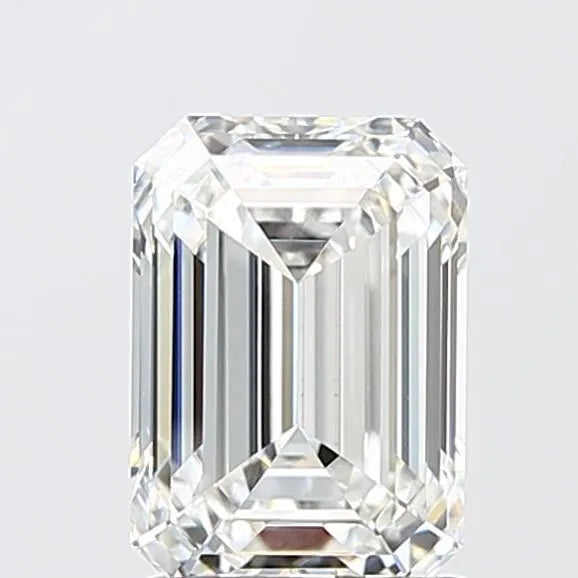 2.00ct Emerald Lab Grown Diamond (Colour F, Clarity VVS1, IGI Certified)