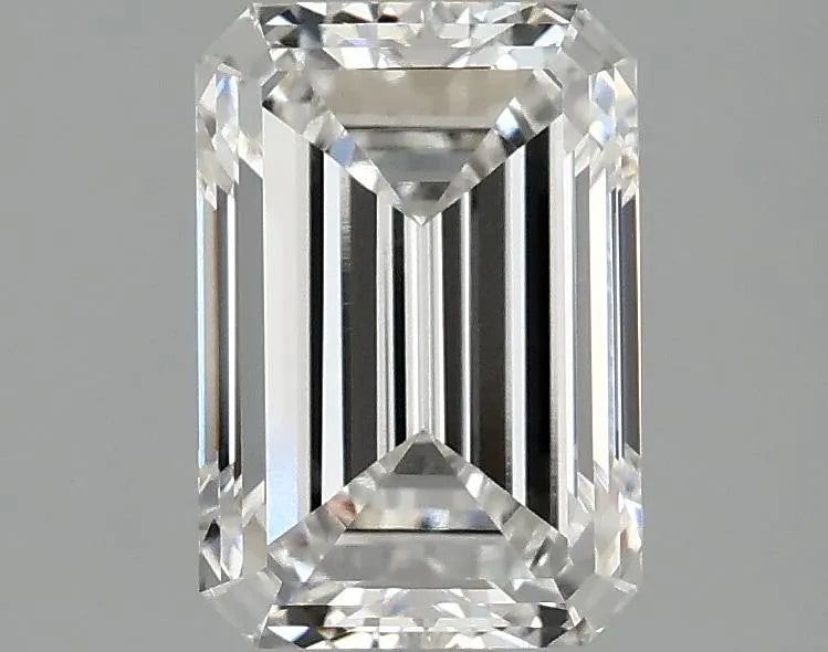2.00ct Emerald Lab Grown Diamond (Colour F, Clarity VVS2, IGI Certified)