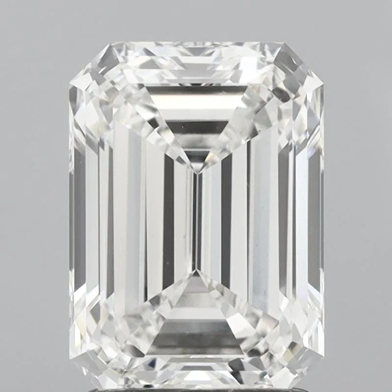 2.00ct Emerald Lab Grown Diamond (Colour F, Clarity VVS2, IGI Certified)