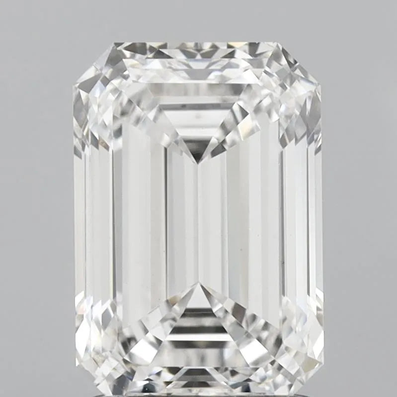 2.00ct Emerald Lab Grown Diamond (Colour F, Clarity VVS2, IGI Certified)