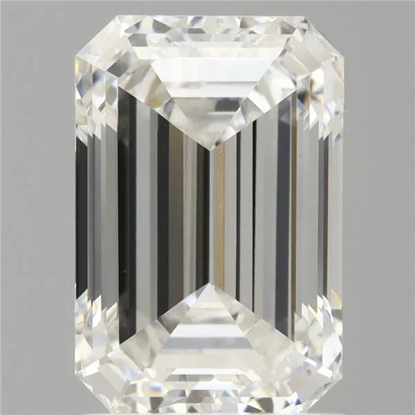 2.00ct Emerald Lab Grown Diamond (Colour F, Clarity VVS2, IGI Certified)
