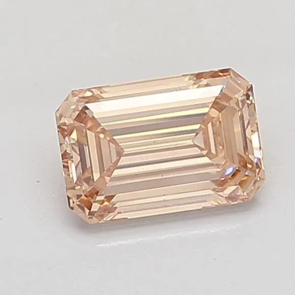 2.00ct Emerald Lab Grown Diamond (Colour Fancy Brown, Clarity VS1, Uncertified)