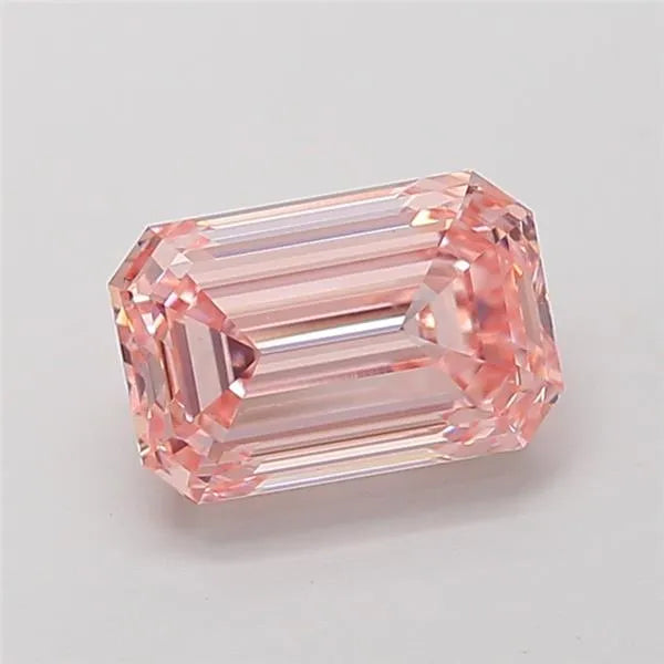 2.00ct Emerald Lab Grown Diamond (Colour Fancy Intense Pink, Clarity VVS2, IGI Certified)