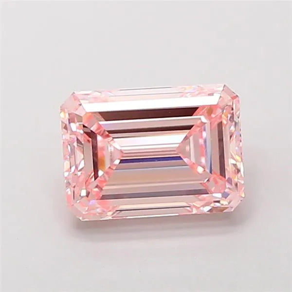 2.00ct Emerald Lab Grown Diamond (Colour Fancy Intense Pink, Clarity VVS2, IGI Certified)