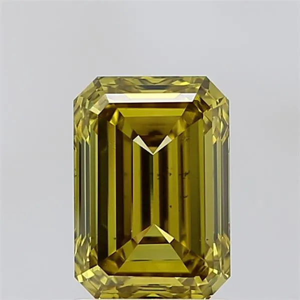 2.00ct Emerald Lab Grown Diamond (Colour Fancy Vivid Green, Clarity VS2, IGI Certified)
