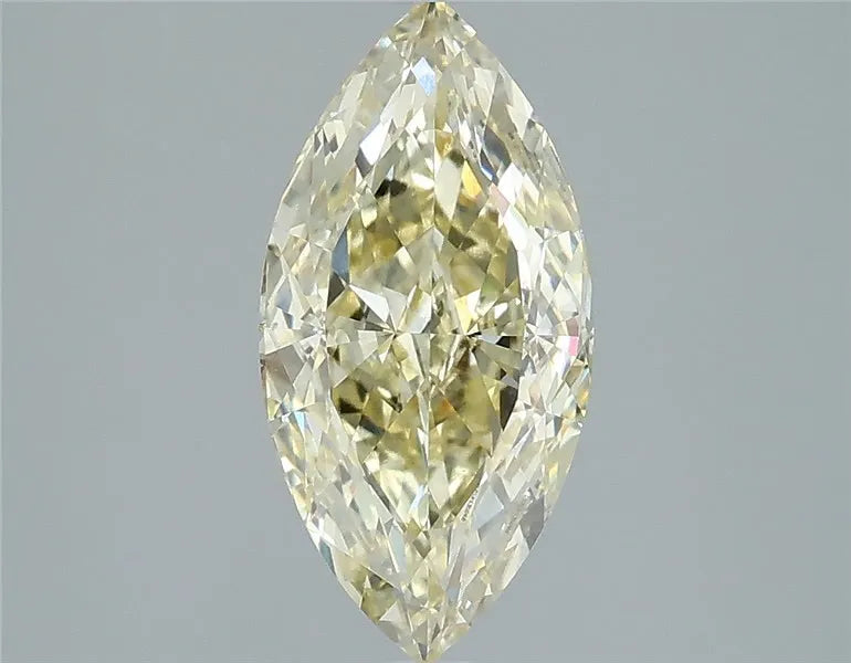 2.00ct Marquise Lab Grown Diamond (Colour Fancy Light Yellow, Clarity VS2, IGI Certified)