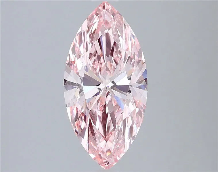 2.00ct Marquise Lab Grown Diamond (Colour Fancy Vivid Pink, Clarity VS2, IGI Certified)