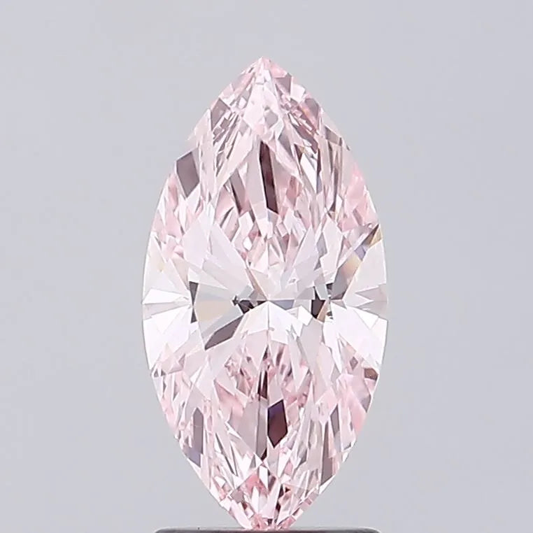 2.00ct Marquise Lab Grown Diamond (Colour Fancy Vivid Pink, Clarity VS2, IGI Certified)