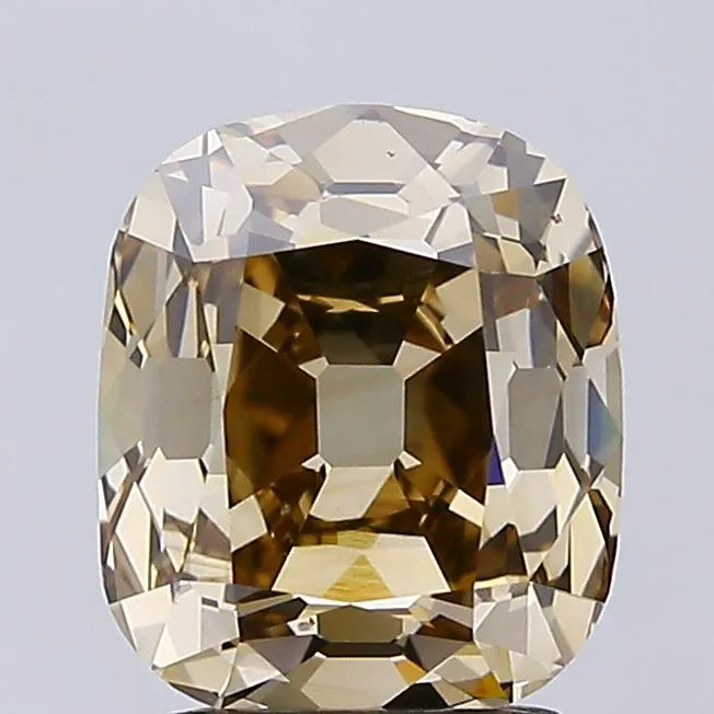 2.00ct Old miner Natural Diamond (Colour Fancy Dark Yellowish Brown, Clarity VS2, GIA Certified)