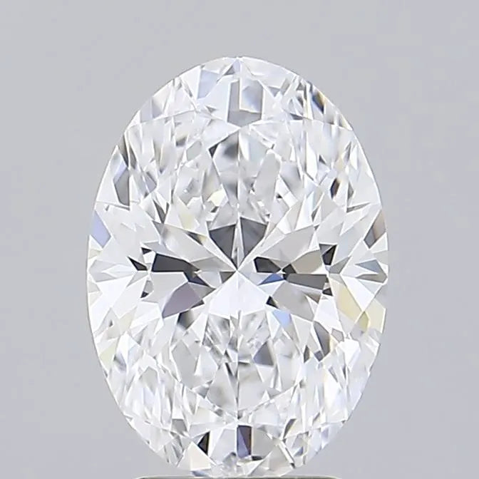 2.00ct Oval Lab Grown Diamond (Colour D, Clarity IF, IGI Certified)