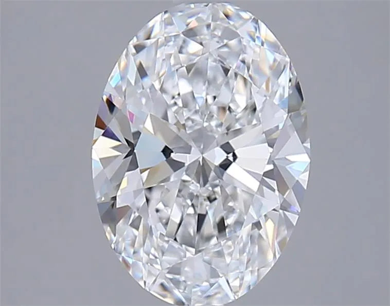 2.00ct Oval Lab Grown Diamond (Colour D, Clarity VVS1, IGI Certified)