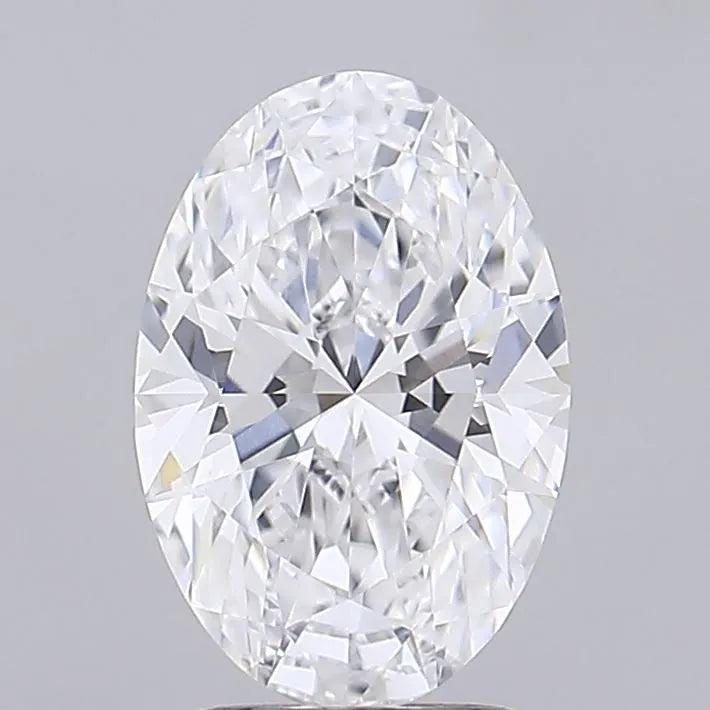 2.00ct Oval Lab Grown Diamond (Colour D, Clarity VVS1, IGI Certified)