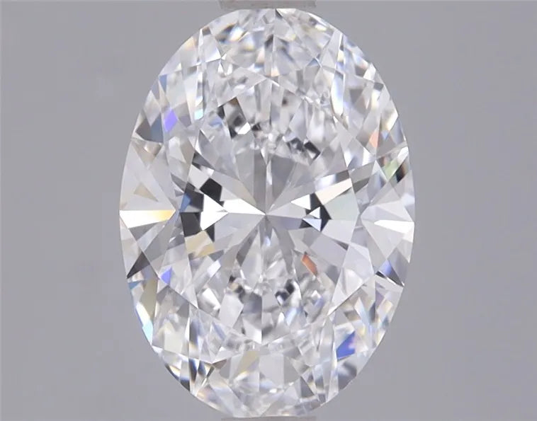 2.00ct Oval Lab Grown Diamond (Colour D, Clarity VVS1, IGI Certified)