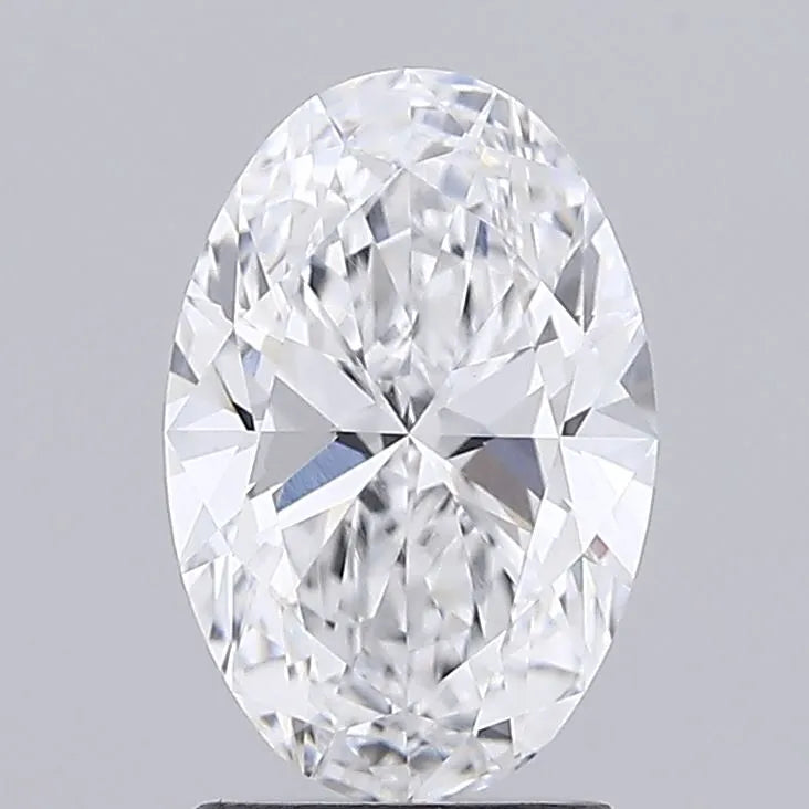 2.00ct Oval Lab Grown Diamond (Colour D, Clarity VVS2, IGI Certified)