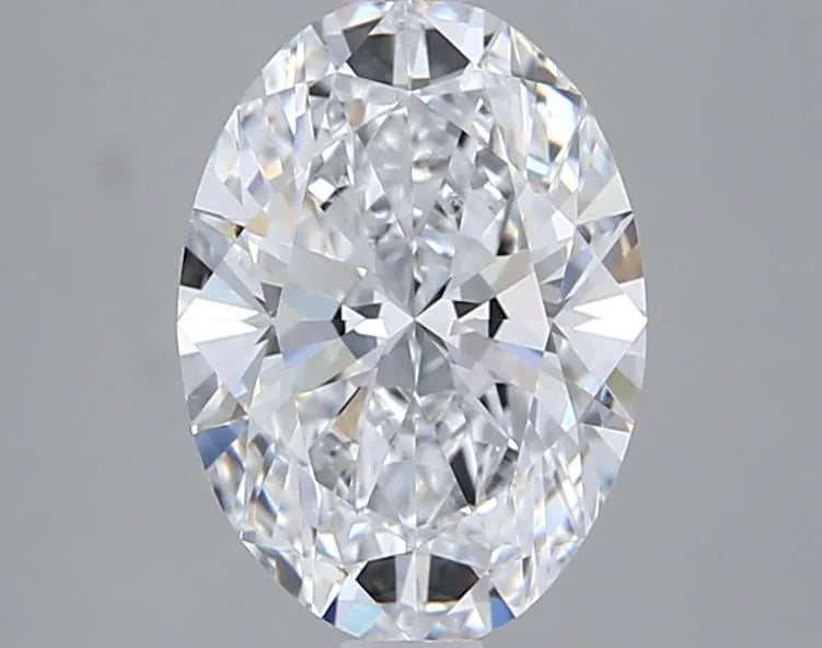 2.00ct Oval Lab Grown Diamond (Colour D, Clarity VVS2, IGI Certified)