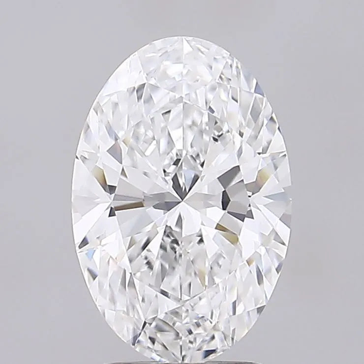 2.00ct Oval Lab Grown Diamond (Colour D, Clarity VVS2, IGI Certified)