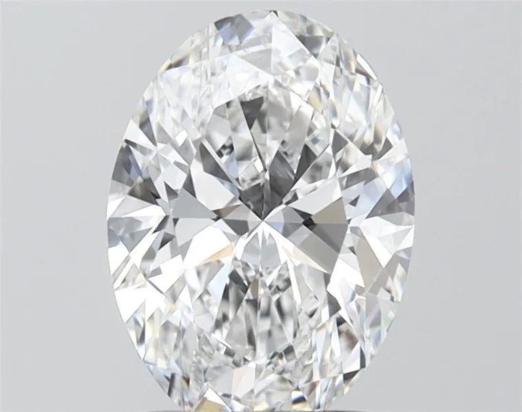 2.00ct Oval Lab Grown Diamond (Colour D, Clarity VVS2, IGI Certified)