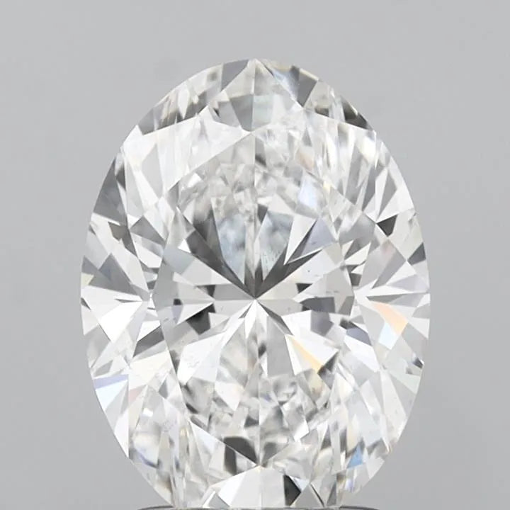 2.00ct Oval Lab Grown Diamond (Colour E, Clarity SI1, IGI Certified)