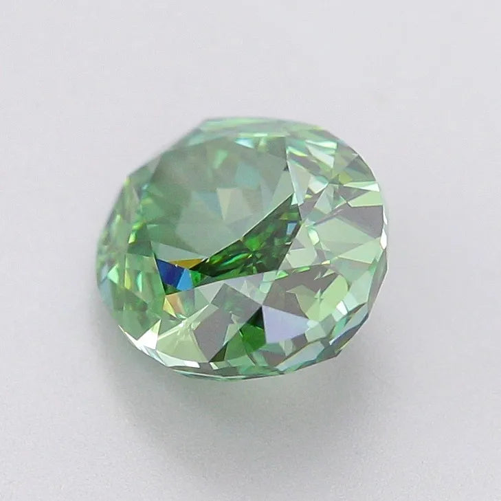 2.00ct Oval Lab Grown Diamond (Colour Fancy Vivid Green, Clarity VVS2, IGI Certified)