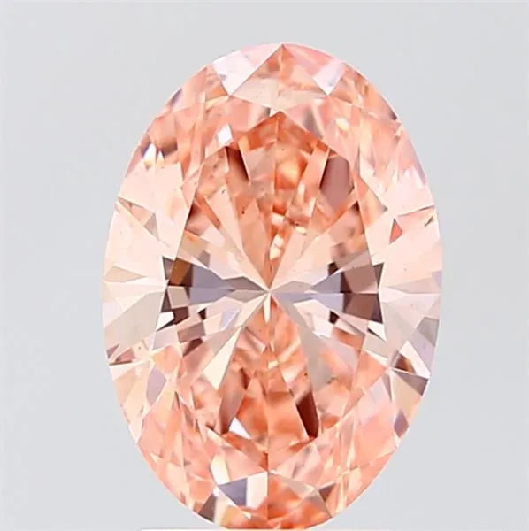 2.00ct Oval Lab Grown Diamond (Colour Fancy Vivid Pink, Clarity VS1, IGI Certified)