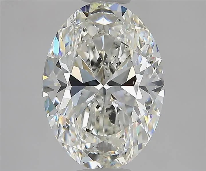 2.00ct Oval Natural Diamond (Colour H, Clarity SI1, Cut EX, GIA Certified)