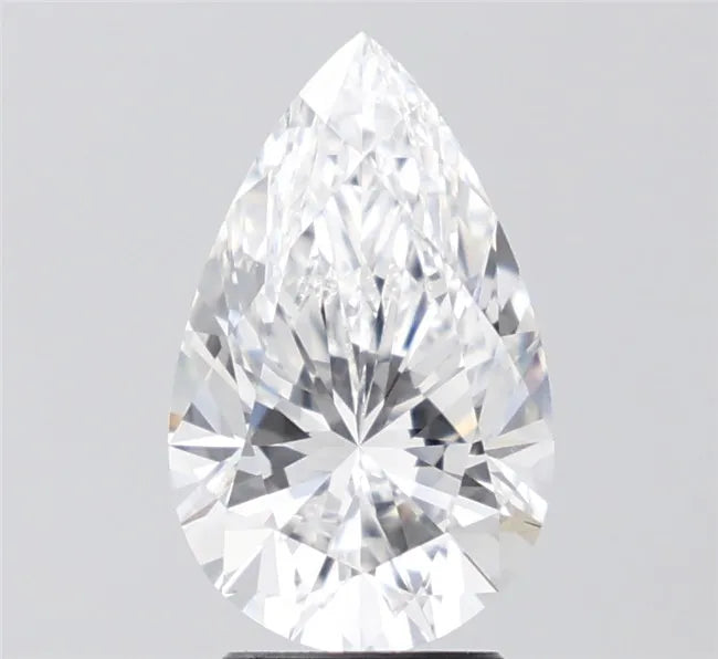 2.00ct Pear Lab Grown Diamond (Colour D, Clarity VVS2, IGI Certified)
