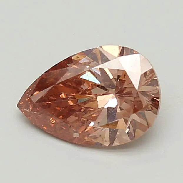 2.00ct Pear Lab Grown Diamond (Colour Fancy Brown, Clarity SI1, IGI Certified)