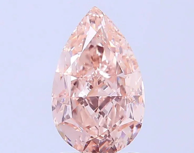 2.00ct Pear Lab Grown Diamond (Colour Fancy Intense Brownish Pink, Clarity VVS2, IGI Certified)