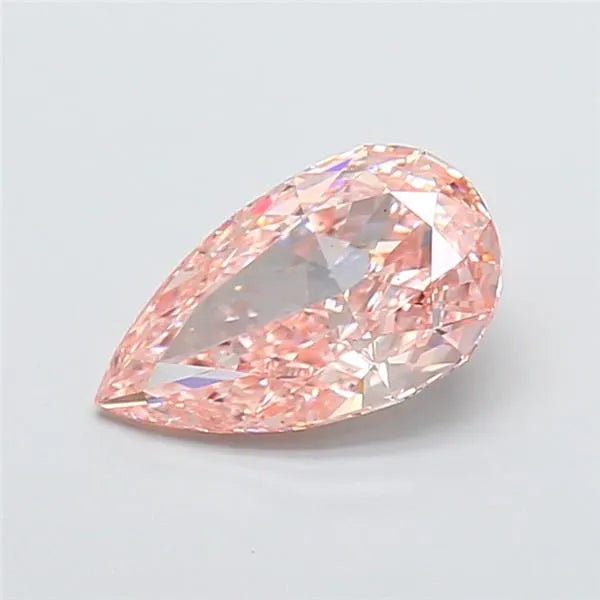 2.00ct Pear Lab Grown Diamond (Colour Fancy Vivid Pink, Clarity VS2, IGI Certified)