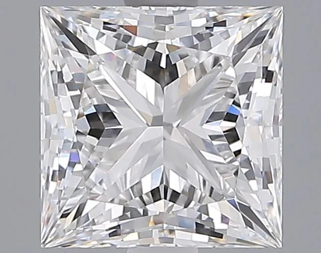 2.00ct Princess Lab Grown Diamond (Colour F, Clarity VVS1, IGI Certified)