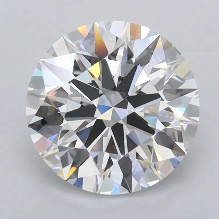 2.00ct Round Lab Grown Diamond (Colour D, Clarity FL, Cut ID, IGI Certified)