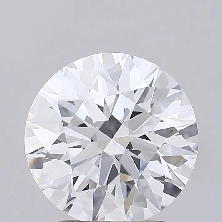 2.00ct Round Lab Grown Diamond (Colour D, Clarity IF, Cut ID, IGI Certified)
