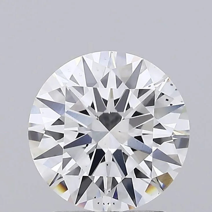 2.00ct Round Lab Grown Diamond (Colour E, Clarity SI1, Cut EX, IGI Certified)