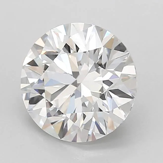 2.00ct Round Lab Grown Diamond (Colour E, Clarity VVS2, Cut EX, IGI Certified)