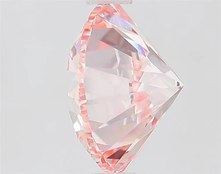 2.00ct Round Lab Grown Diamond (Colour Fancy Intense Pink, Clarity VVS2, Cut EX, IGI Certified)