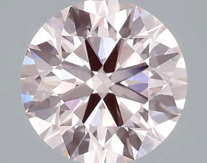 2.00ct Round Lab Grown Diamond (Colour Fancy Pink, Clarity VS1, Cut ID, IGI Certified)
