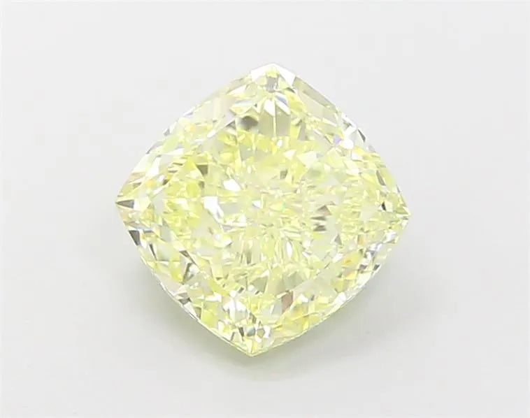 2.01ct Cushion modified Lab Grown Diamond (Colour Fancy Light Yellow, Clarity VVS2, IGI Certified)