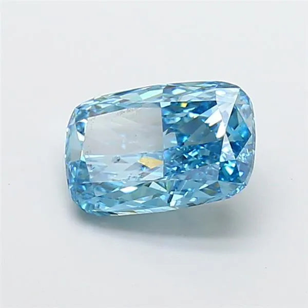 2.01ct Cushion modified Lab Grown Diamond (Colour Fancy Vivid Blue, Clarity VS1, IGI Certified)
