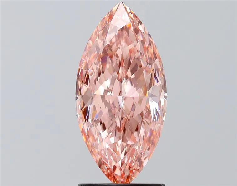 2.01ct Marquise Lab Grown Diamond (Colour Fancy Vivid Pink, Clarity VS1, IGI Certified)