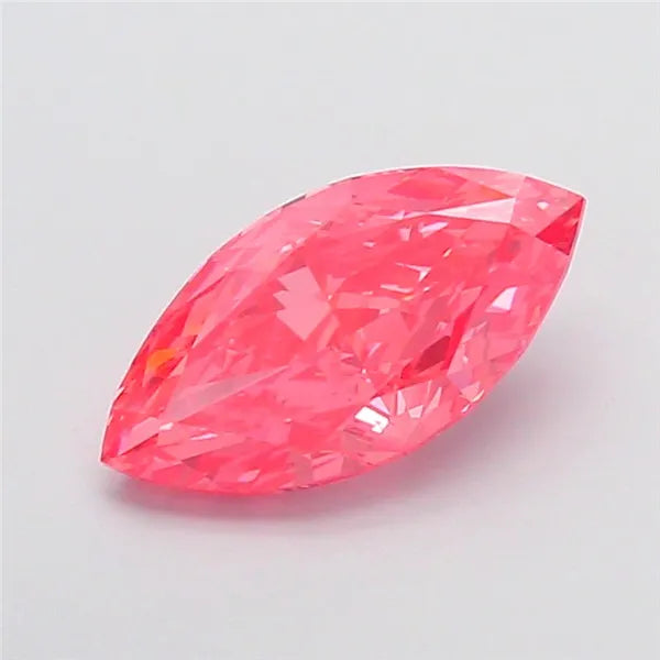 2.01ct Marquise Lab Grown Diamond (Colour Fancy Vivid Pink, Clarity VS1, IGI Certified)