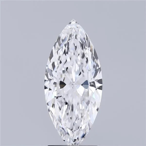 2.01ct Marquise Natural Diamond (Colour D, Clarity IF, GIA Certified)